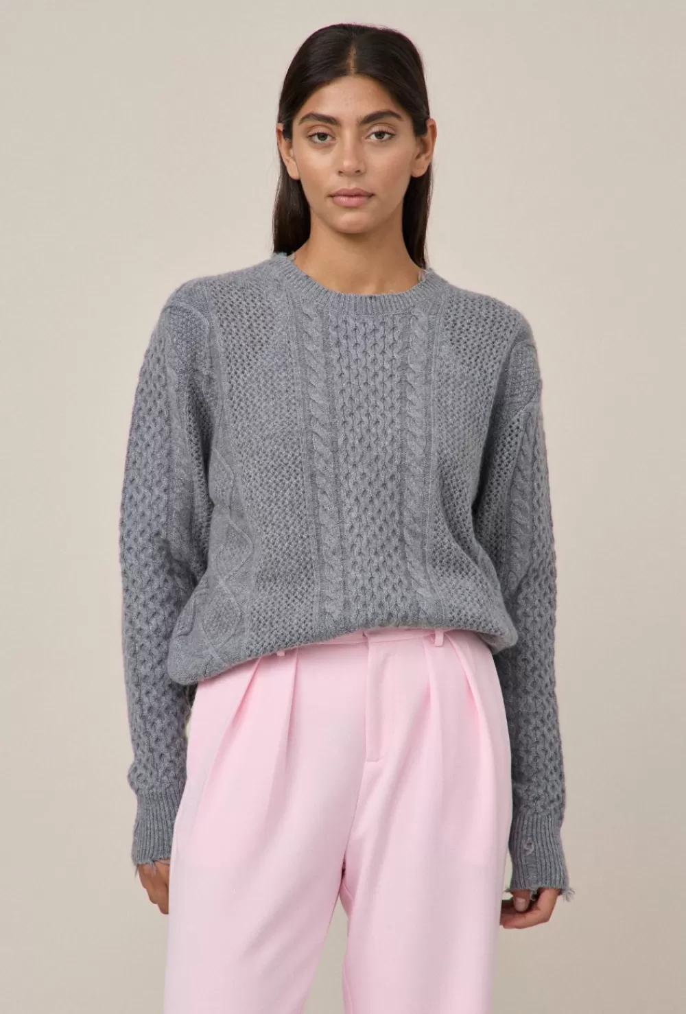 Women Maggie Marilyn Knitwear | Better With Age Knit Grey