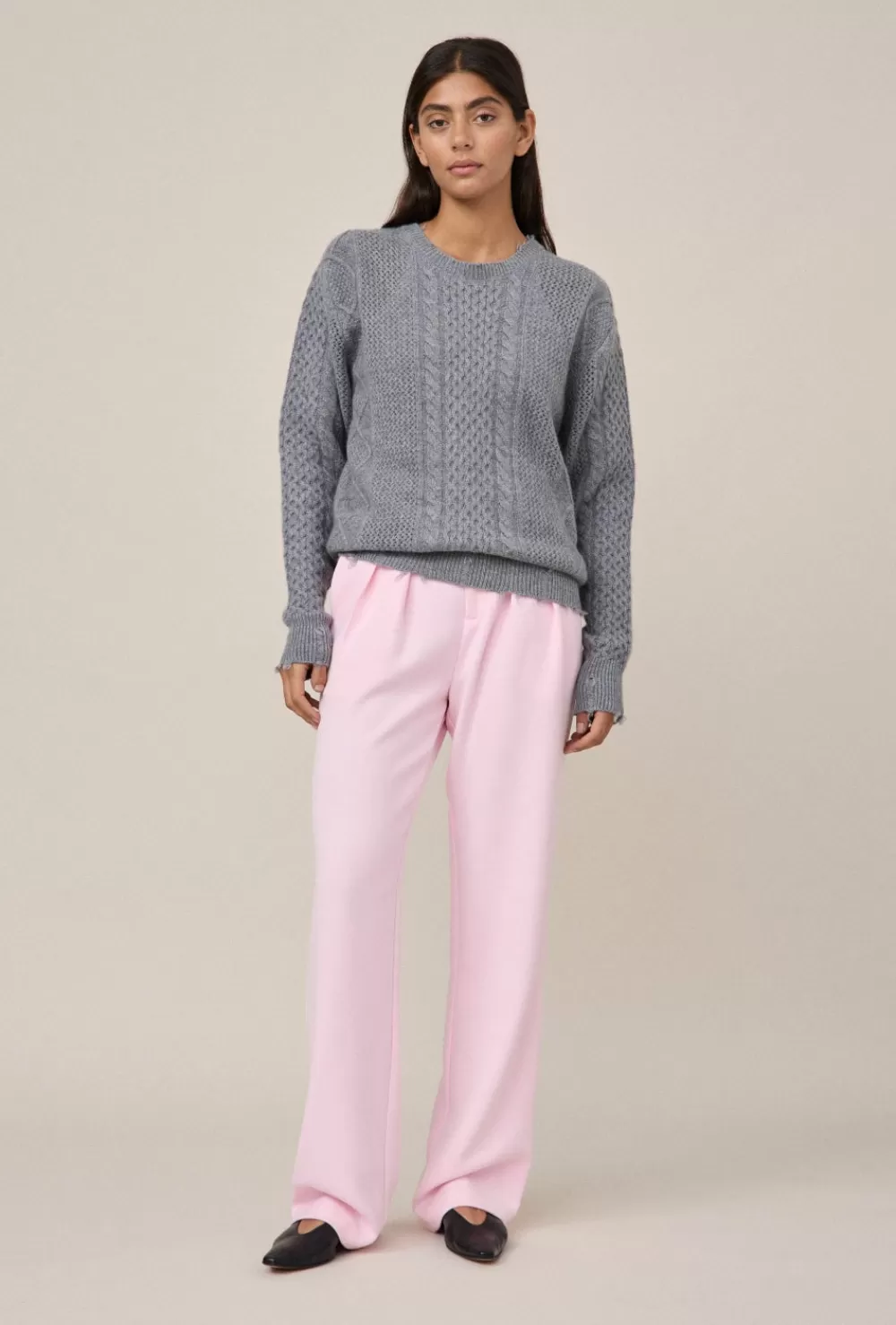 Women Maggie Marilyn Knitwear | Better With Age Knit Grey