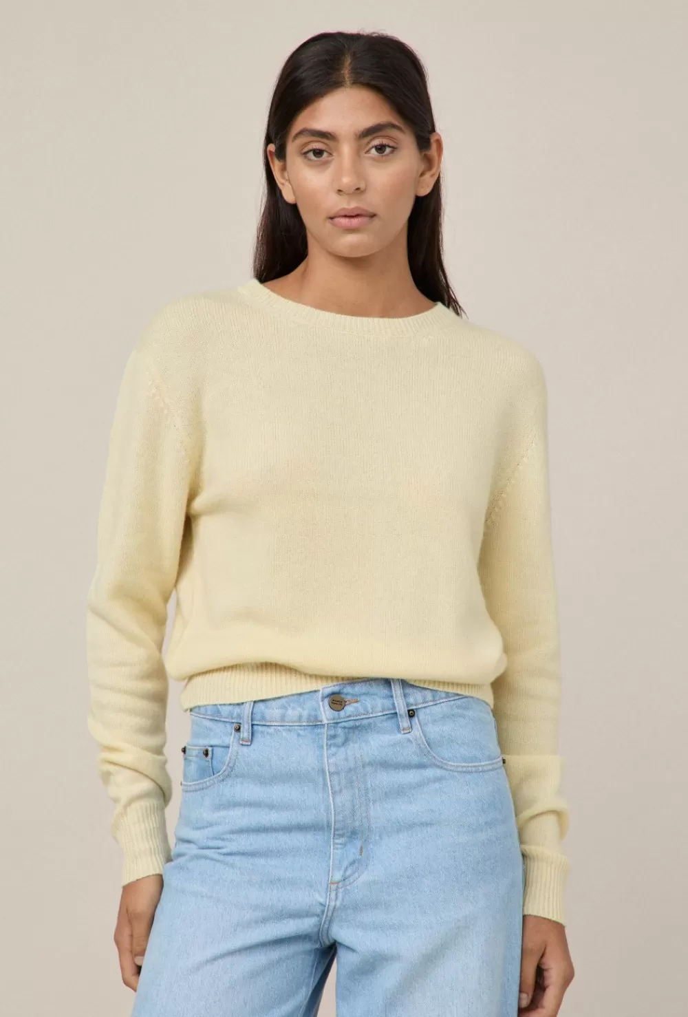 Women Maggie Marilyn Knitwear | Boyfriend Sweater Butter