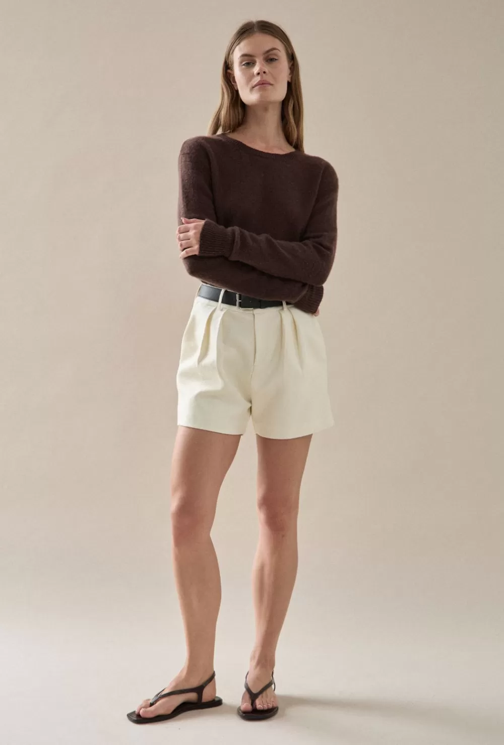 Women Maggie Marilyn Knitwear | Boyfriend Sweater Chocolate