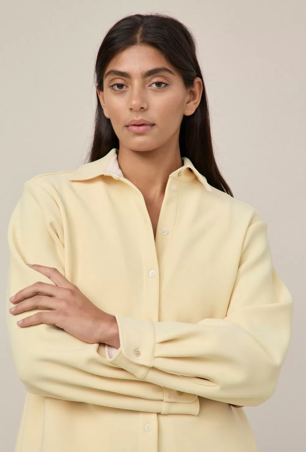 Women Maggie Marilyn Shirts & Blouses | Cocos Oversized Shirt Butter