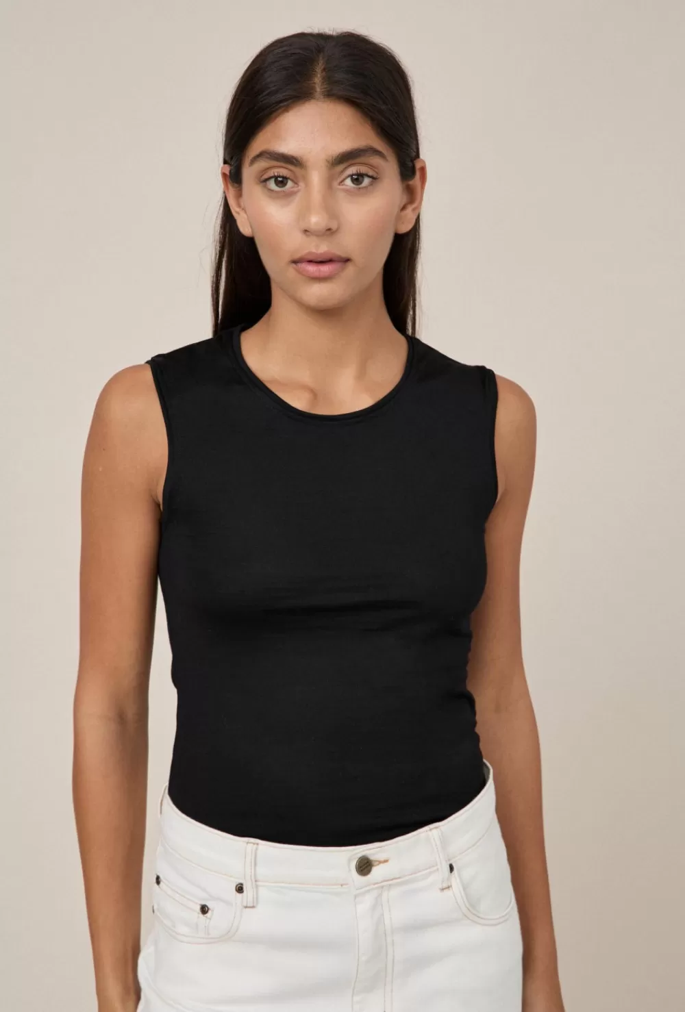 Women Maggie Marilyn Knitwear | Sleeveless Merino Top