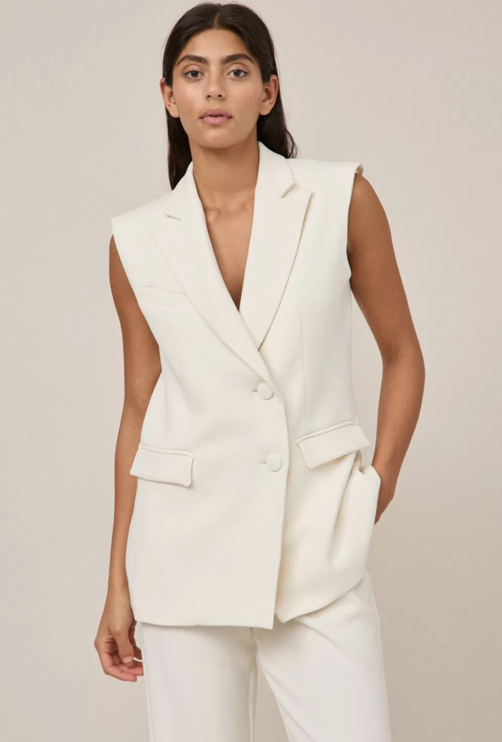 Women Maggie Marilyn Blazers | Tuxedo Vest